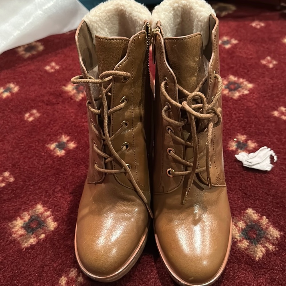 Michael Kors leather boot heel size 9